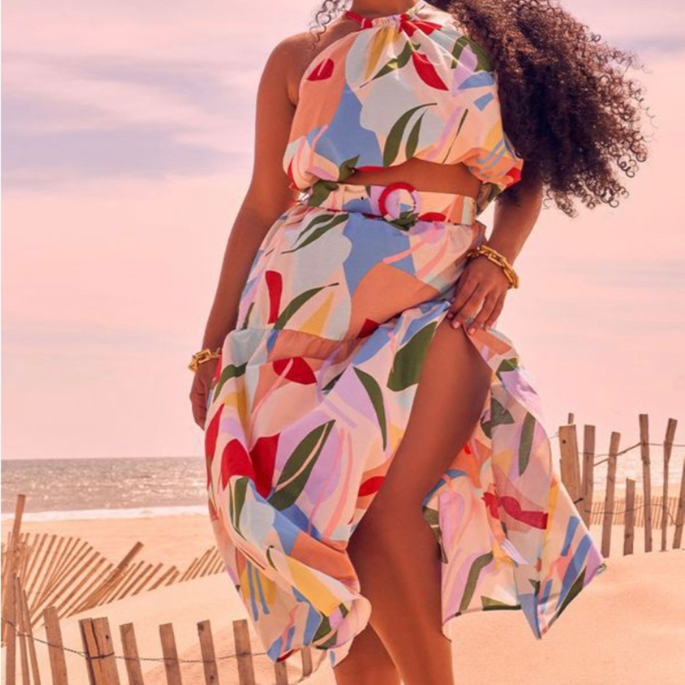 *NEW* Printed skirt set - ELOQUII